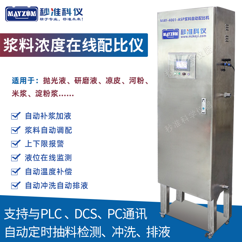 ASP漿料在線濃度配比機